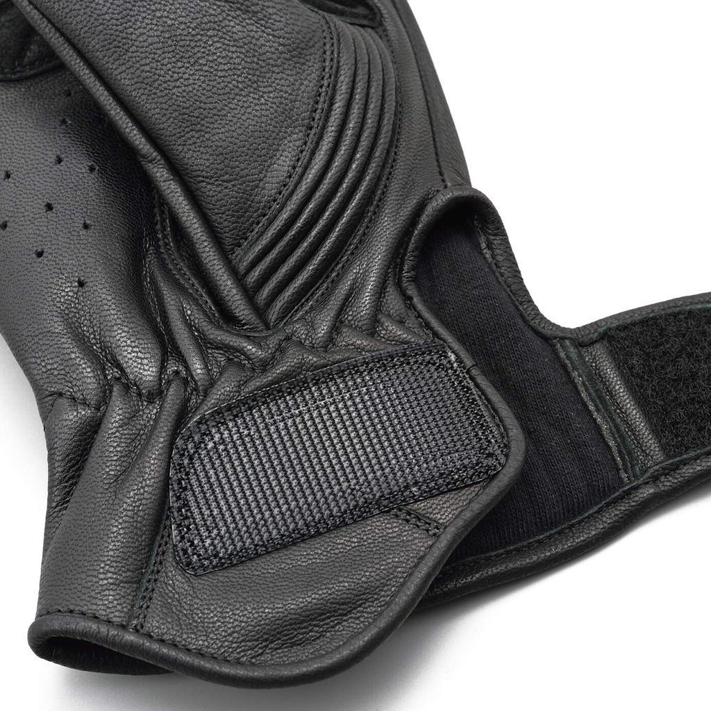 Daytona Motorcycle Gloves, Leather (Goat Leather), Spring, Summer, Autumn, Winter, Smartphone Compatible, Soft Protector, Vintage Line Gloves, HBG-063