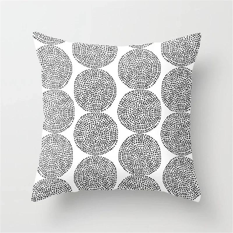 Nordische graue geometrische Kissenhülle moderne Mode Wohnzimmer Sofa Schlafzimmer Kissenbezug