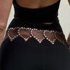 Classic Heart PU Leather Belt Rivet Punk Waistband for Fashionable Women and Trendsetters Waist Decorative Accessories
