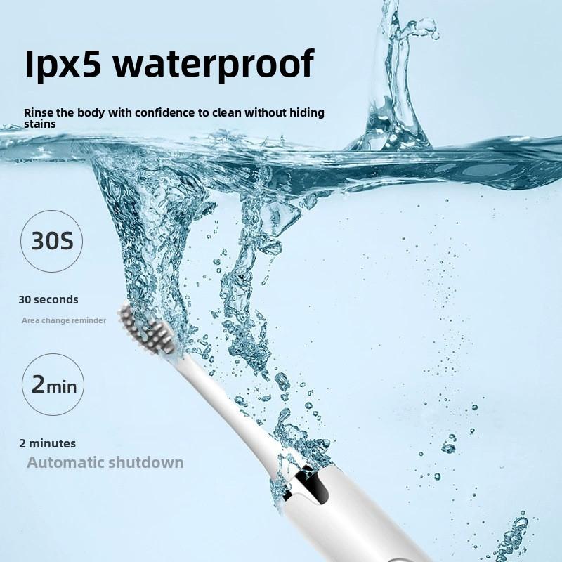 Brosse à Dents Électrique Adulte Smart Sonique Électrique Étanche Recharge USB