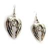Les Trésors De Lily [J6768] - Designer Earrings 'Les Ailes d'Ange' Silver