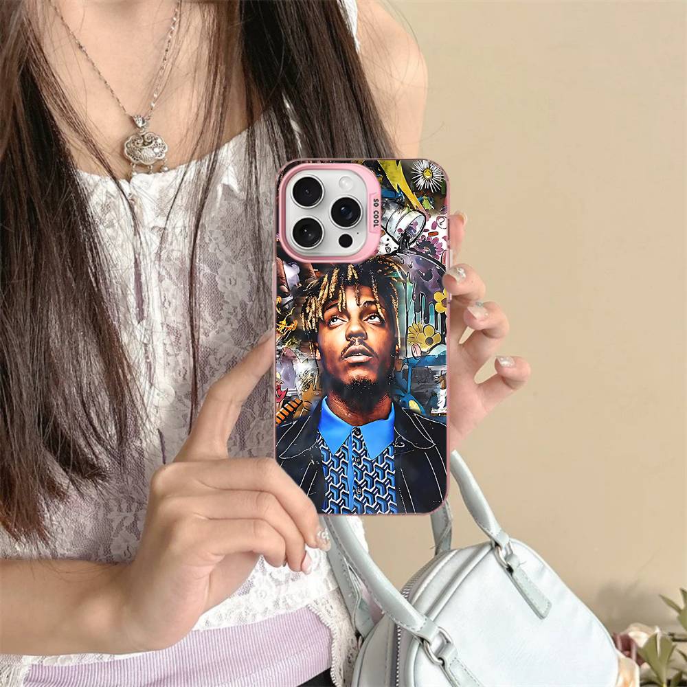 

Rapper J-Juice Wrld Phone Case For IPhone 17 16 Plus Pro Max 15 14 13 12 11 Matte Colorful Covers iPhone 15