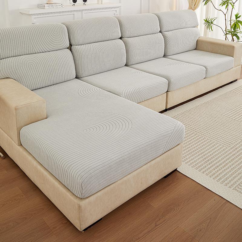 Matcha Green Sofa Cover High Elasticity All Wrapped Cover Lazy Sofa Cushion Four Seasons Universal Dust Cover Cloth