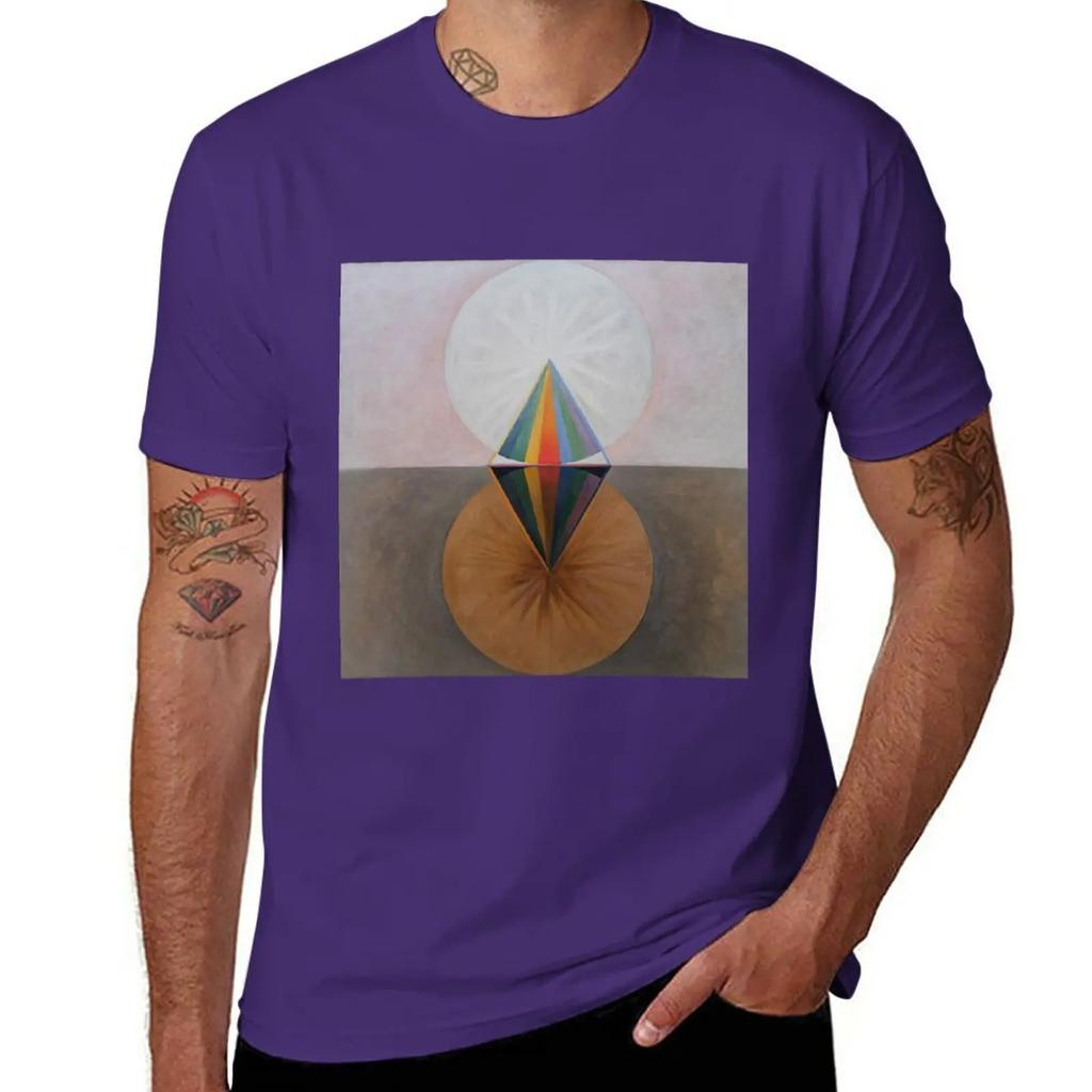 Hilma Af Klint The Swan, No.12, Group IX-SUW T-Shirt Vintage Anime Clothes T Shirts for Men Cotton