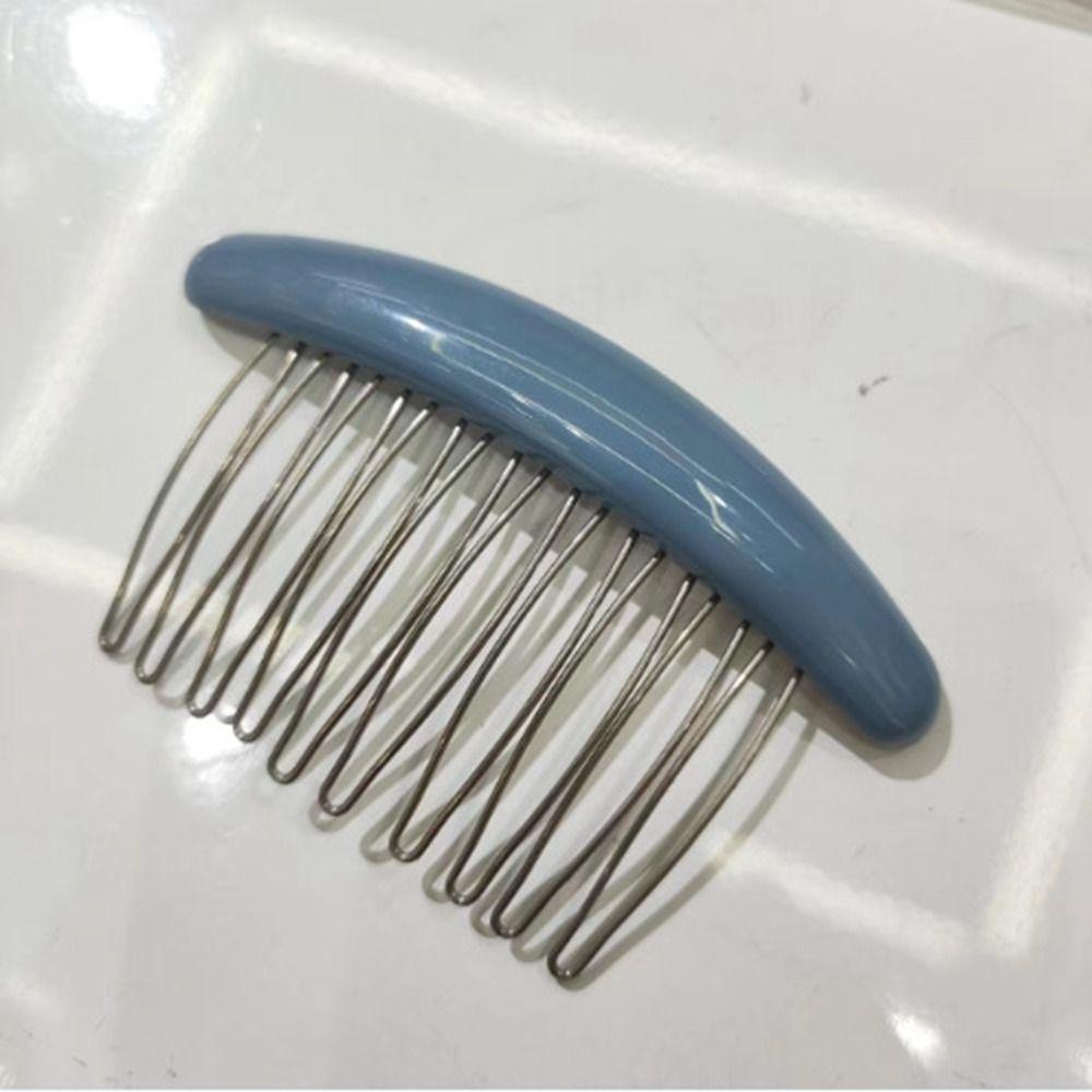 Side Clip Hair Comb Clip Candy Color Hair Clip Broken Hair Clip  Female Hair Accessories