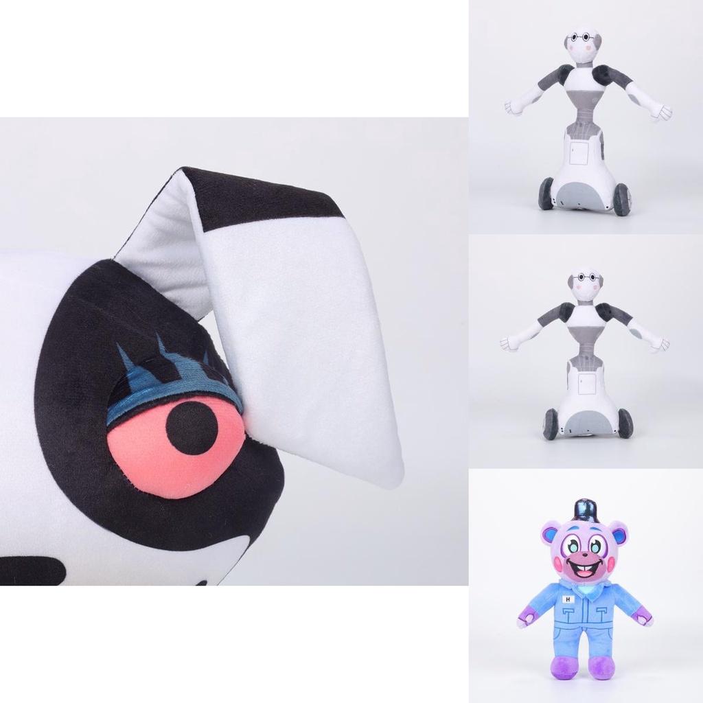 Ashiny Fnaf Security Breach Ruin Plush Toy Collectible Bear Robot Short Plush Customizable