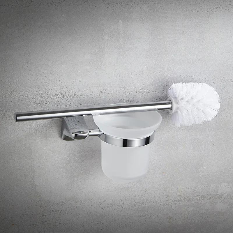 304 Stainless Steel Bathroom Hardware Chrome Towel Storage Rack ,Corner Shelf,Toilet Brush,Paper Holder Bathroom Accessories