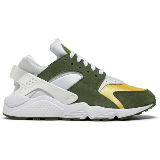 Stussy x Nike Huarache LE 'Dark Olive' Casual Sneakers DD1381-300