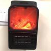 Mini Electric Wall-outlet Flame Heater Air Warmer Ceramic Heating Stove Radiator Wall Handy Fan