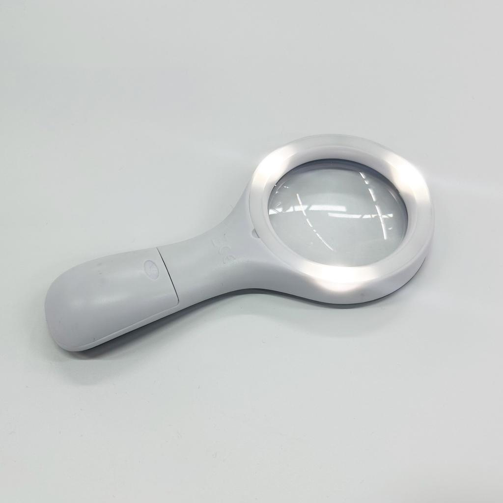 Handheld Magnifier with 3 Led Lights, High Magnification Magnifying Glass for Elderly Readers To Read Books and Newspapers
