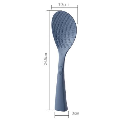 Silicone Standing Rice Spoon with Non-Stick Paddle Heat Resistant Rice Cooker Spatula Paddle Stand-up Rice Scooper Serving Spoon