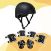 Kids Safety Helmet Knee Elbow Pad Set Boys Girls Head Protective Gear Set for Bicycle Cycling Skateboard Scooter Skating Helmet