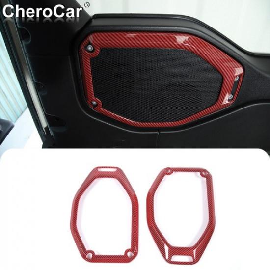 Car Top Roof A-Pillar Speaker Cover Trim For 18+ Jeep Wrangler JL Gladiator JT