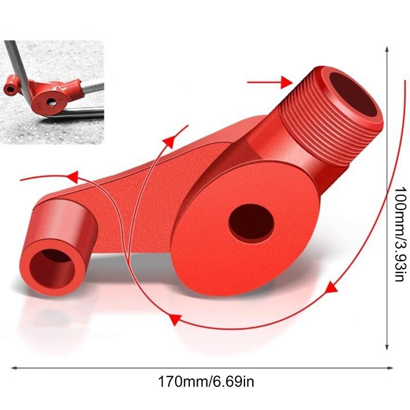 Praktischer manueller Rohrbieger Biegegerät für schnelles Drahtrohrbiegen Geeignet für Elektroinstallation