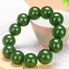 Bracciale in Giada Verde Stile Cinese | Perline di Cristallo Curativo Naturale Gioiello Spirituale Regalo per Donne