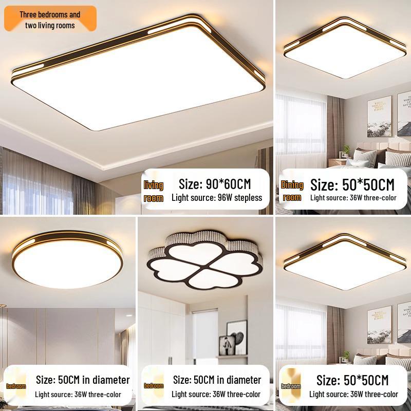 2025 Modern LED Ceiling Light: Super Bright for Living Room, Bedroom, or Restaurant