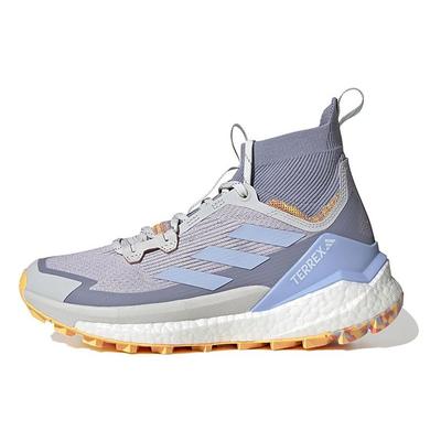 Terrex Free Hiker 2 Stoßdämpfend Rutschfest Langlebig Hochgeschnitten Outdoor Funktionsschuhe Damenschuhe Blau Lila HP7499