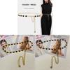Silver And Gold Doublesided Metal Waist Chain For Women With Versatile Summer And Winter Wear