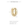 ROXI 925 Silver 9mm C-shaped Ear Cuff Micro Inlaid Zircon Clip Earrings For Women Men 1 Piece Earcuff For Unpierce Ear