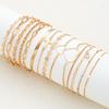 14Pcs Gold Color Bracelet Sets Boho Retro Thick Twist Cuban Chain Bracelet for Women 2026 New Trendy High Quality Jewelry Gifts