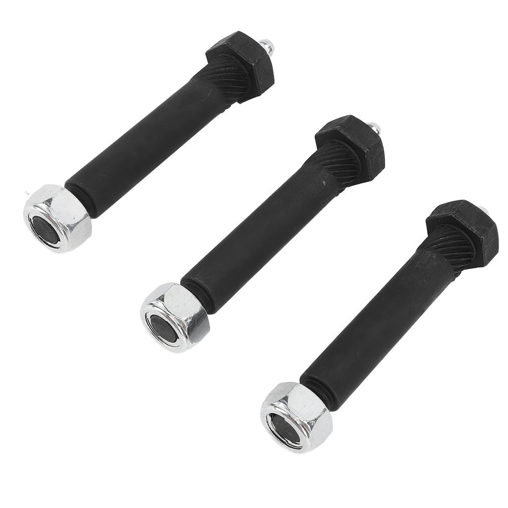 14Pcs Trailer Axle Spring Shackle Screw 9 16 X 3in M11 X 1.25 Thread Steel Greasable Spring Screw for 2000lb 3500lb