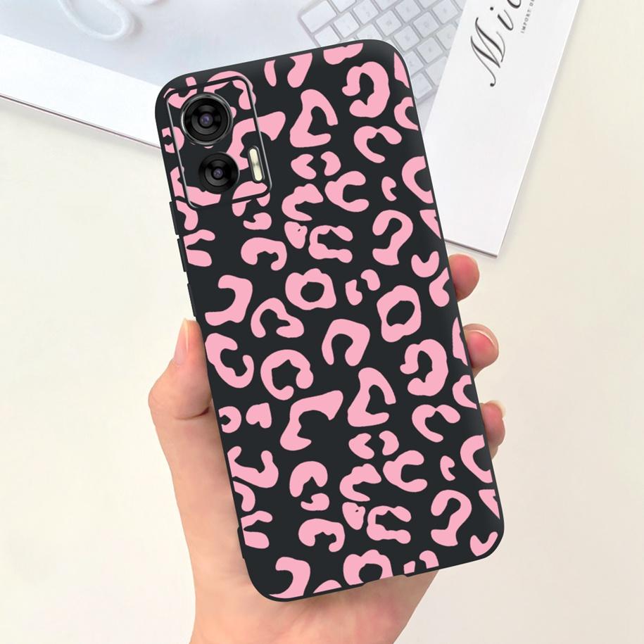For Motorola Edge 30 Neo Case XT2245-1 Cute Cartoon Cat Painted Bumper Soft Silicone Cover For Motorola Edge 30 Lite 2022 Fundas
