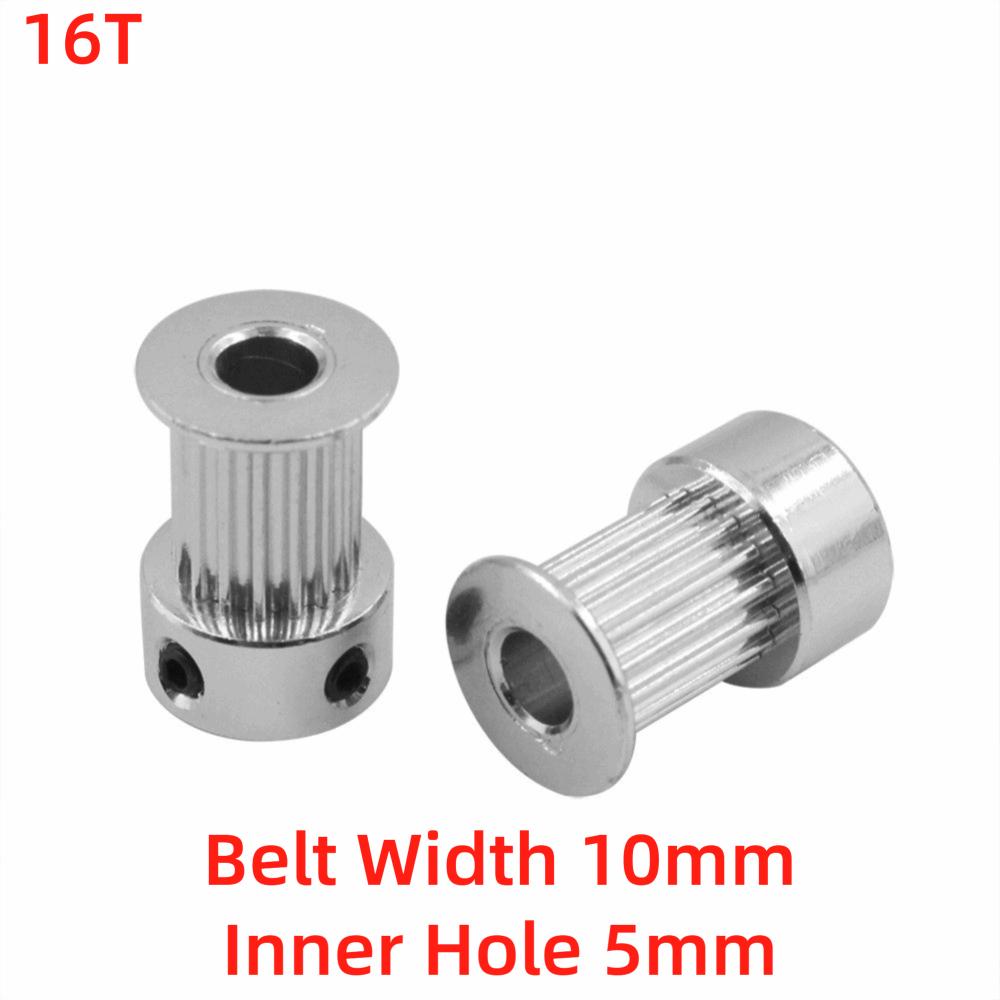 Inner Hole 5/6.35/8mm GT2 Timing Pulley 16T 20T Timing Belt Gear New Drive Pulley  For CNC Machine