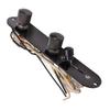 Electric Guitar Prewired Control Plate Iron 3 Way Control Plate Replacement Black