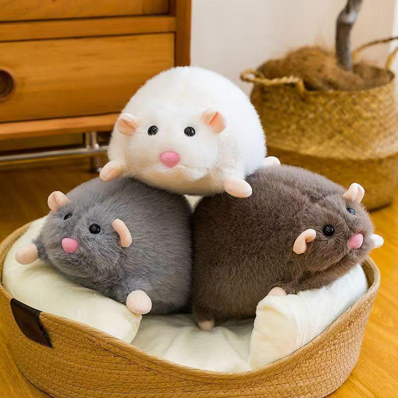 33/45Cm Mouse Doll Cartoon Flower Branch Rat Doll Soft Plush Animal Figure Throw Pillows Kids Gift Birthday Toys Hobbies