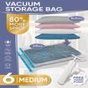 6 Pack Vacuum Storage Bags with Hand Pump Space Saver Vacuum Seal Storage Bags for Clothing Bedding Travel Lugggage Organizer