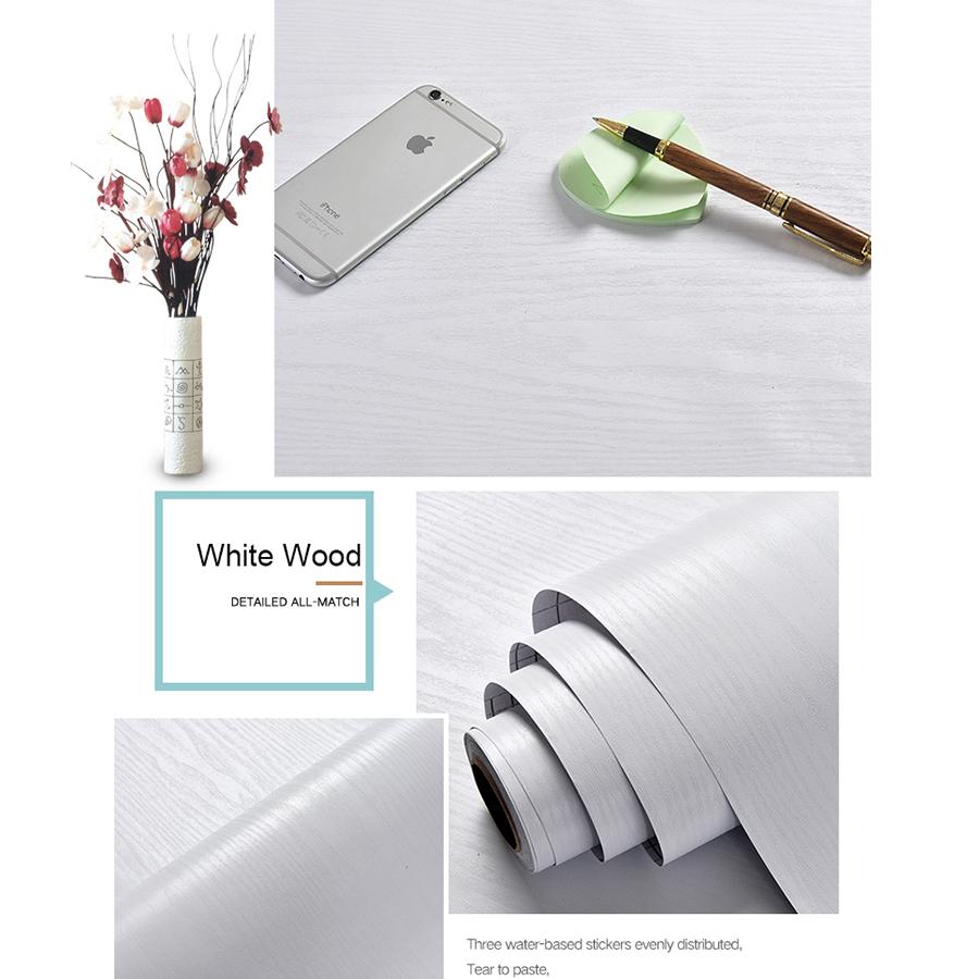 Rola Tapet Autoadeziv Impermeabil PVC Mobilier Dulapuri Folie Decorativă Vinil Autocolante Granulație Lemn Pentru Bricolaj Decor Acasă