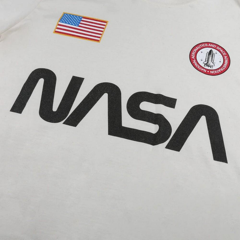 NASA Mens Badge Cotton T-Shirt