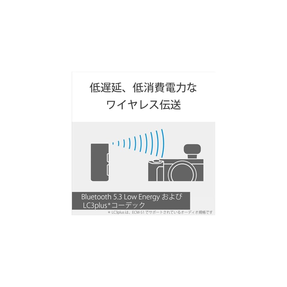 SONY Wireless Microphone for Cameras (2 Microphones + Receiver + Charging Case) - Ideal for Indoor and Outdoor Vlogging, Live Streaming, Video Intervi