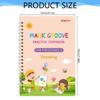 4Pcs Childrens Calligraphy Practice Workbook Magical Handwriting Practice Book For Kid Early Writing Skills Development