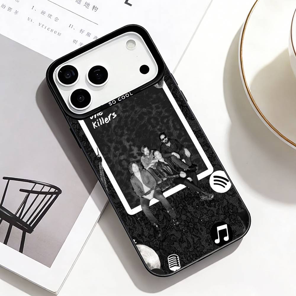 T-The K-Killers Phone Case For iPhone17,16,15,14,13,12,Pro Max Black Colorful Phone case