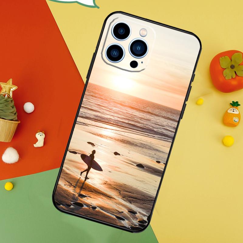 Surfing Wave Phone Case For iPhone 17 Pro Max 16 14 13 12 11 15 Pro Max Plus 12 13 Mini 16e 17 Air Cover