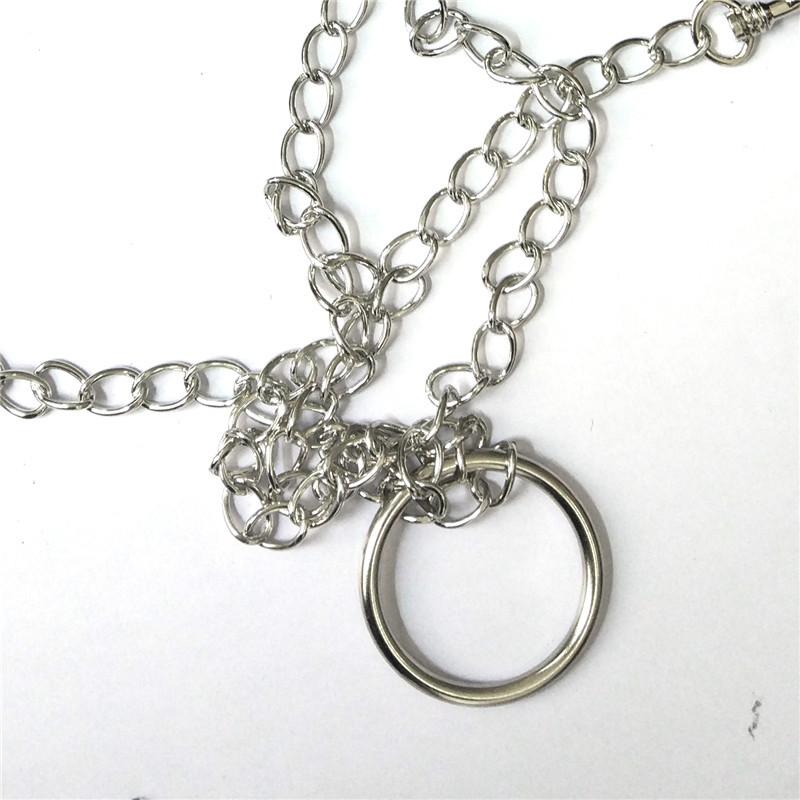 Tie Cross Chain Accessories for Sex Toy Auxiliary Products Metal 4-Hooks Handcuffs Parts Shackles BDSM Slave Role Play