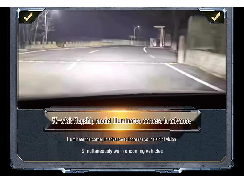 פנסי רכב LED סופר בהירים 2025: נורת H7 עם אור חזק, אור גבוה/נמוך, עדשה H4 משולבת