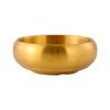 Korean version of 304 stainless steel creative bowl-shaped double-layer thickened restaurant sauce insulation rice soup bowl