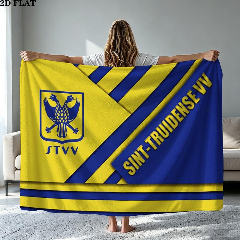 Sint-Truidense VV Print Flanelldecke Hohe Qualität Warm Bequem Decke für Alle Jahreszeiten Perfekt für Geschenke Heimdekoration