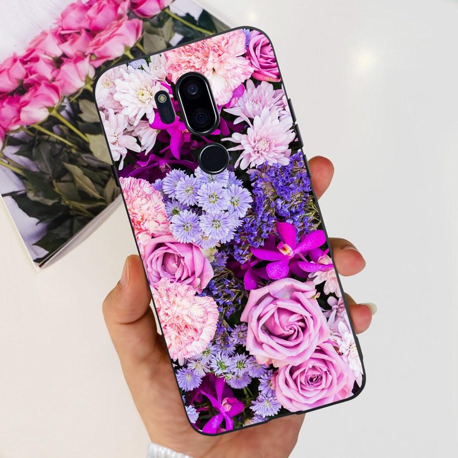 For LG G7 ThinQ G7 Plus Mobile Phone Cover Ultra Slim Soft Silicone Black Capa Etui For LG G6 Plus G6+ G7+ Case Lovely Cartoon