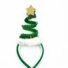 Santa's Hat Christmas Tree Hair Hoop Spring Children Headwear  Xmas Hair Accessories