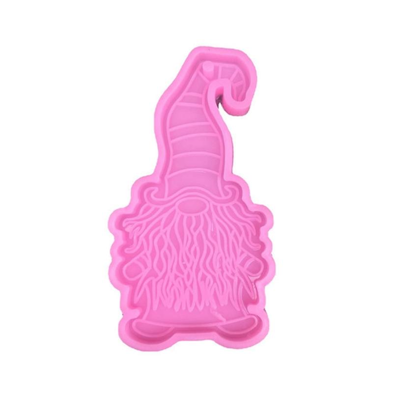 DIY Moș Crăciun Micul Pitic Mucegai epoxidic din silicon DIY Breloc pandantiv Bijuterii Crafting Mucegai pentru Crăciun Dragoste Cadou