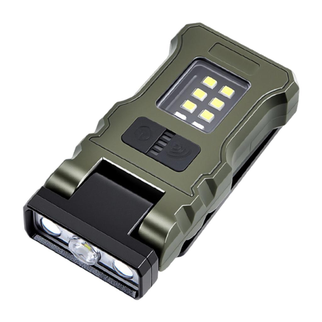 Charging Flashlight Rechargeable Small LED Torch with 9 Modes 180° Rotatable for Camping Hiking Emergency Workshop Repair