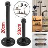 Industrial Pipe Shelf Bracket Rustic Retro Black Decor Display Wall Mounted
