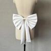 Lazo de Satén Desmontable para Novia Accesorios de Vestido de Boda para Mujer Lazo de Novia