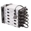 Big 4Pin IDE 1 to 5 SATA 15Pin Splitter Cable Hard Drive Power Supply Extention Cord Molex for DIY PC Server