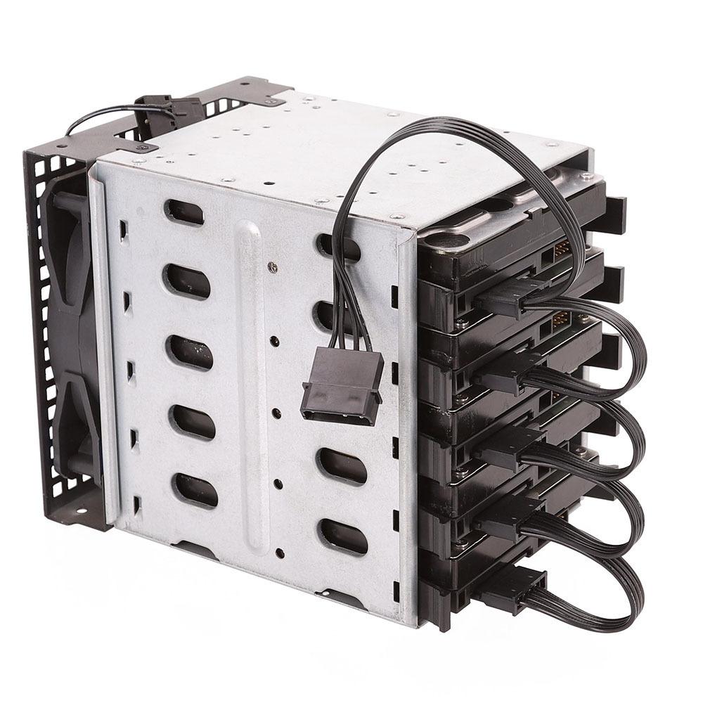 Big 4Pin IDE 1 to 5 SATA 15Pin Splitter Cable Hard Drive Power Supply Extention Cord Molex for DIY PC Server