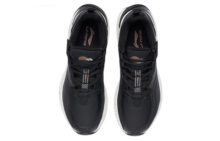 Li Ning Cloud Shield Cushioning Rebound Low Top Running Shoes Women's Black AGLR234-4