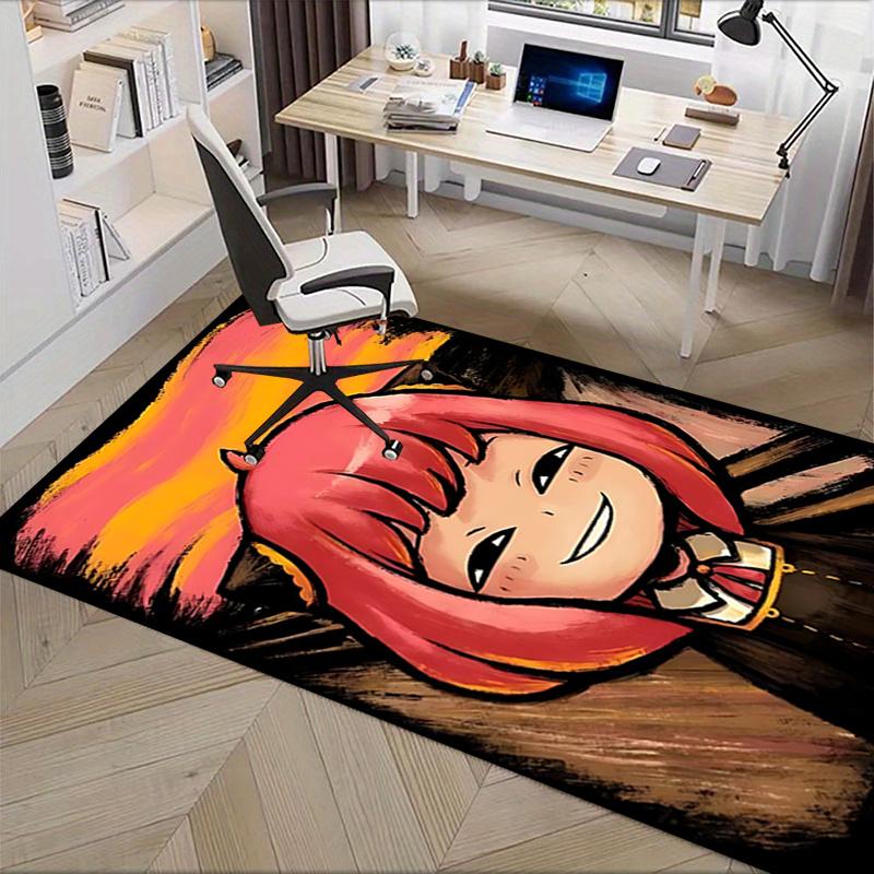Zero Two Chair Mat Cute Anime Girl Design for Home Decor, Office Carpet, Living Room, Bedroom Gift